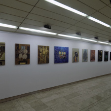 Exhibition of paintings by Ivo Pecov, Marjan Dzin and Svilen Stefanov in Kumanovo (photo)