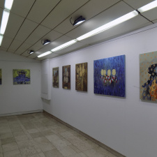 Изложба живопис от авторите Иво Пецов, Мариян Дзин и Свилен Стефанов в Куманово (фотография)
