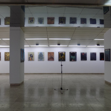 Exhibition of paintings by Ivo Pecov, Marjan Dzin and Svilen Stefanov in Kumanovo (photo)