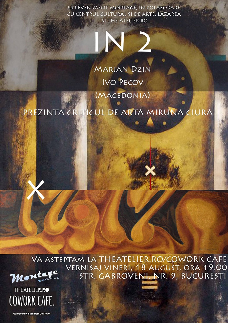 Exhibition "In 2" at Gallery “Theatelier.ro”, Bucharest  (plakat)